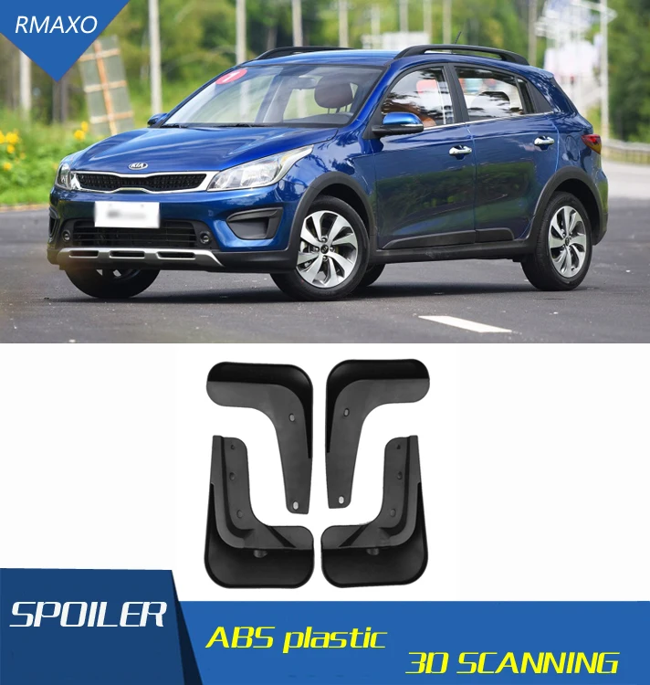 For KIA KX Cross Rio 2017-2019 Mudflaps Splash Guards Front With color and rear Mud Flap Mudguards Fender Modified special | Автомобили и