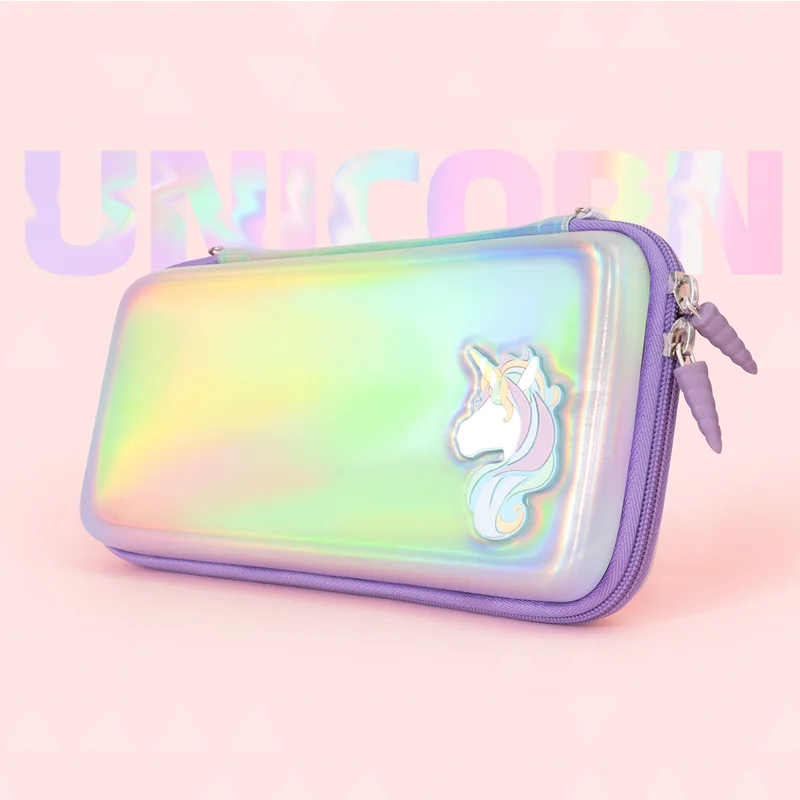 Unicorn Rainbow Laser Reflection Storage Bag For Nintend Switch Portable Case Hard Cover Shell Case Box For Switch Accessories
Unicorn Rainbow Laser Reflection Storage Bag For Nintend Switch Portable Case Hard Cover Shell Case Box For Switch Accessories