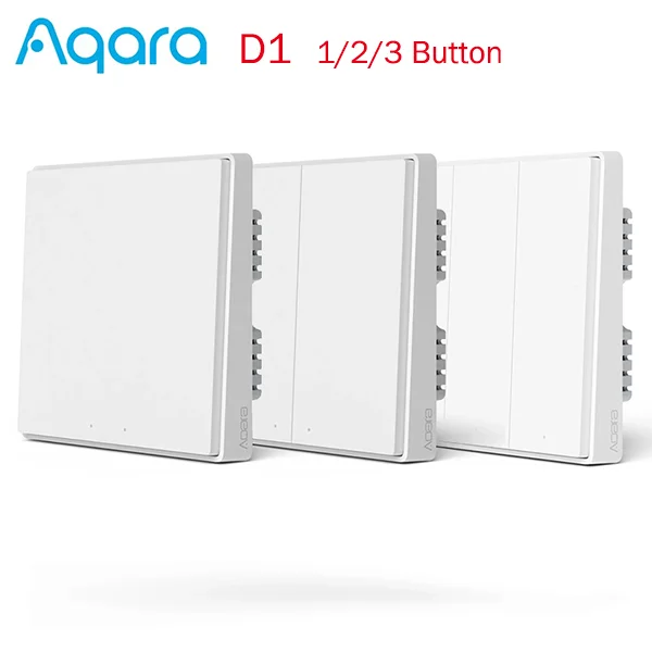 Original Aqara Zigbee Smart Switch D110A220V Wireless Remote Light Switch Smart Home 1/2/3 Button Smart Wall Switch For Mijia
Original Aqara Zigbee Smart Switch D110A220V Wireless Remote Light Switch Smart Home 1/2/3 Button Smart Wall Switch For Mijia
