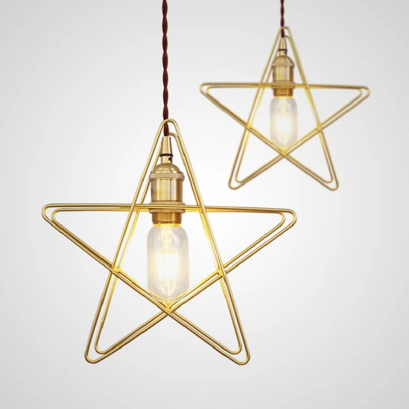 Nordic Creative Five-pointed Star Pendent Lamp Hallway Cloth Shop Decoration Pendent Lights Dining Room Decoration E27 Lightings
Nordic Creative Five-pointed Star Pendent Lamp Hallway Cloth Shop Decoration Pendent Lights Dining Room Decoration E27 Lightings