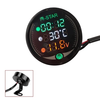 For Honda CBR1000RR CBF1000 CBF600 CB650F X-11 x11 Motorcycle Voltmeter Time Temperature LED 3-in-1 LED Digital Voltage Meter
For Honda CBR1000RR CBF1000 CBF600 CB650F X-11 x11 Motorcycle Voltmeter Time Temperature LED 3-in-1 LED Digital Voltage Meter