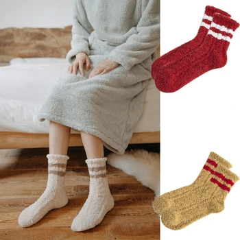 Winter New Warm Women Crew Socks Multi-color Striped Velvet Elastic Comfortable Deodorant Cute Fashion Wild Trend Socks Women
Winter New Warm Women Crew Socks Multi-color Striped Velvet Elastic Comfortable Deodorant Cute Fashion Wild Trend Socks Women