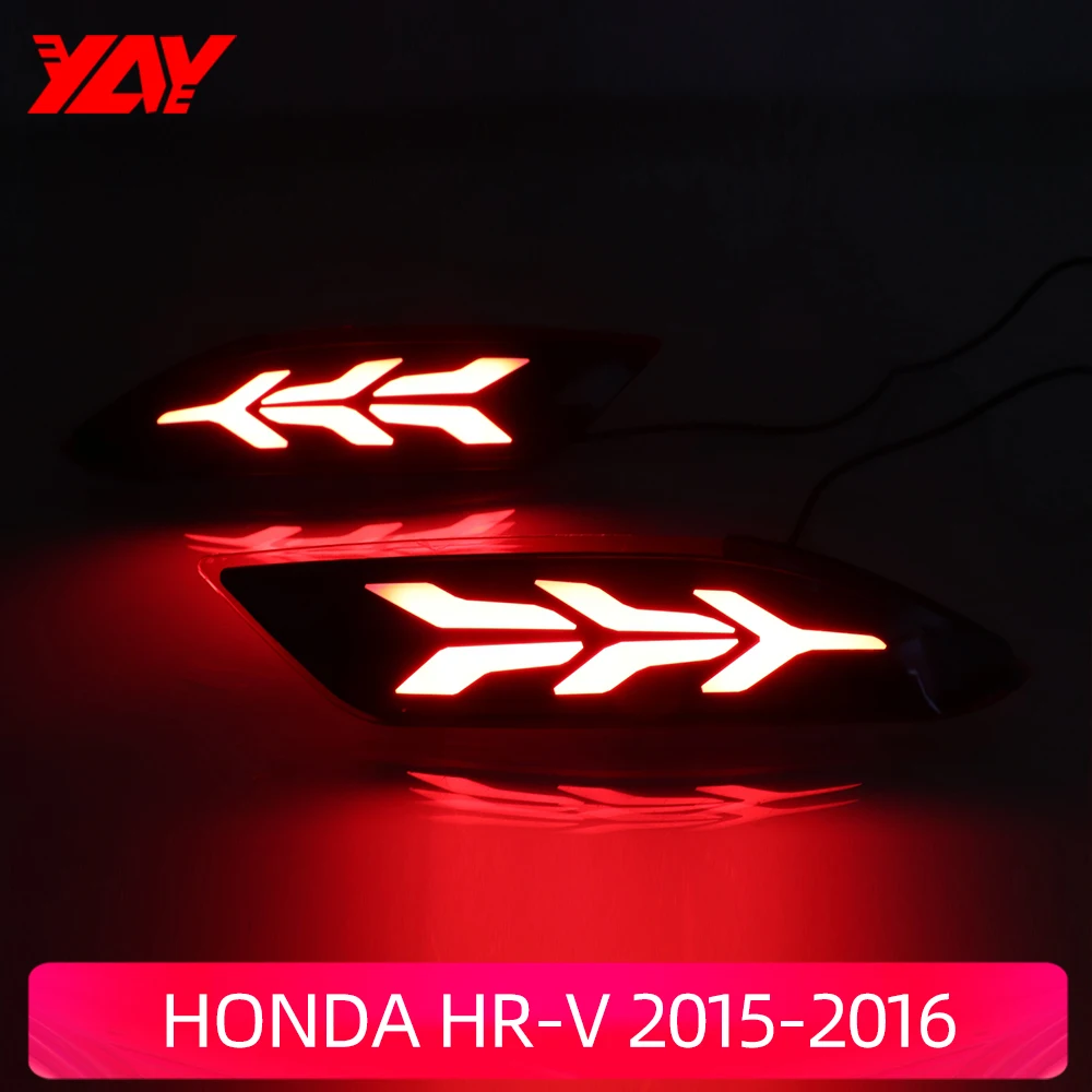 Car Flashing 2Pcs LED Reflector Lamp Rear Fog Lamp Rear Bumper Light Brake Light Rear warning light For Honda HR-V 2015-2016
Car Flashing 2Pcs LED Reflector Lamp Rear Fog Lamp Rear Bumper Light Brake Light Rear warning light For Honda HR-V 2015-2016