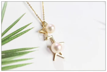 Two Star 925 Sterling Silver Pendant Mountings Base Findings Jewelry Fittings Accessories Parts for Pearls Stones Crystal Coral
Two Star 925 Sterling Silver Pendant Mountings Base Findings Jewelry Fittings Accessories Parts for Pearls Stones Crystal Coral