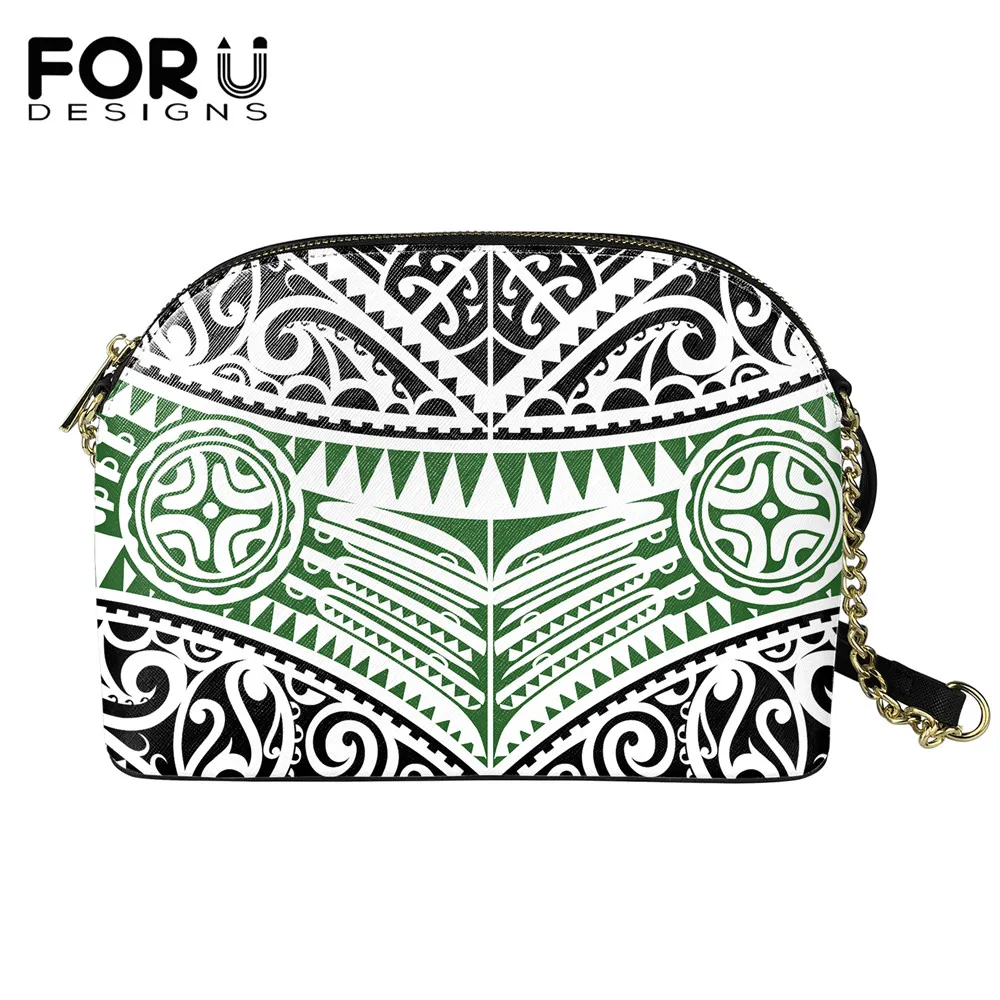 New Arrival Pu Leather Shell Bag for Girls Back And White Polynesian Samoa Tattoo Print Brand Design Ladies Luxury Crossbody Bag
New Arrival Pu Leather Shell Bag for Girls Back And White Polynesian Samoa Tattoo Print Brand Design Ladies Luxury Crossbody Bag