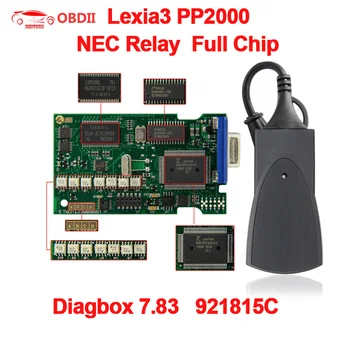 Lexia 3 PP2000 Firmware 921815C Full Chip OBD2 Diagbox V7.83 Lexia3 V48/V25 For Citroen for Peugeot OBDII diagnostic-tool LED
Lexia 3 PP2000 Firmware 921815C Full Chip OBD2 Diagbox V7.83 Lexia3 V48/V25 For Citroen for Peugeot OBDII diagnostic-tool LED
