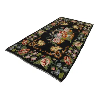 186x355 Cm Black Handmade Vintage Moldovan Rugs Rug-6x12 Ft
186x355 Cm Black Handmade Vintage Moldovan Rugs Rug-6x12 Ft