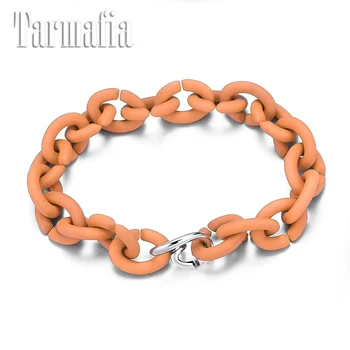 Simple Style 21cm Hard Rubber X Cuban Link Chain Bracelets for Men Women Unisex Wrist Gifts Jewelry
Simple Style 21cm Hard Rubber X Cuban Link Chain Bracelets for Men Women Unisex Wrist Gifts Jewelry
