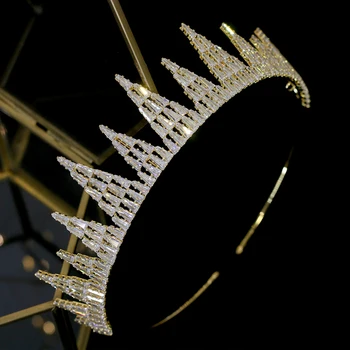 Korean Tiara Headband Simple Tight Gold Champagne Bridal Crystal Headdress Wedding Hair Accessories A00590
Korean Tiara Headband Simple Tight Gold Champagne Bridal Crystal Headdress Wedding Hair Accessories A00590