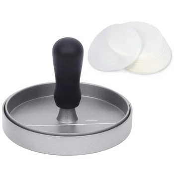 Burger Press with 100 Sheets Wax Paper, Aluminum Non-Stick BBQ Patty Mold with Detachable Handle,Meat Beef Hamburger
Burger Press with 100 Sheets Wax Paper, Aluminum Non-Stick BBQ Patty Mold with Detachable Handle,Meat Beef Hamburger