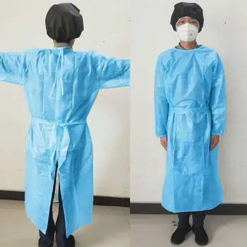 10Pcs Unisex Disposable Non-woven Anti-bacterial Isolation Cover Anti-dust Gown Anti-static Clothes without Hat
10Pcs Unisex Disposable Non-woven Anti-bacterial Isolation Cover Anti-dust Gown Anti-static Clothes without Hat