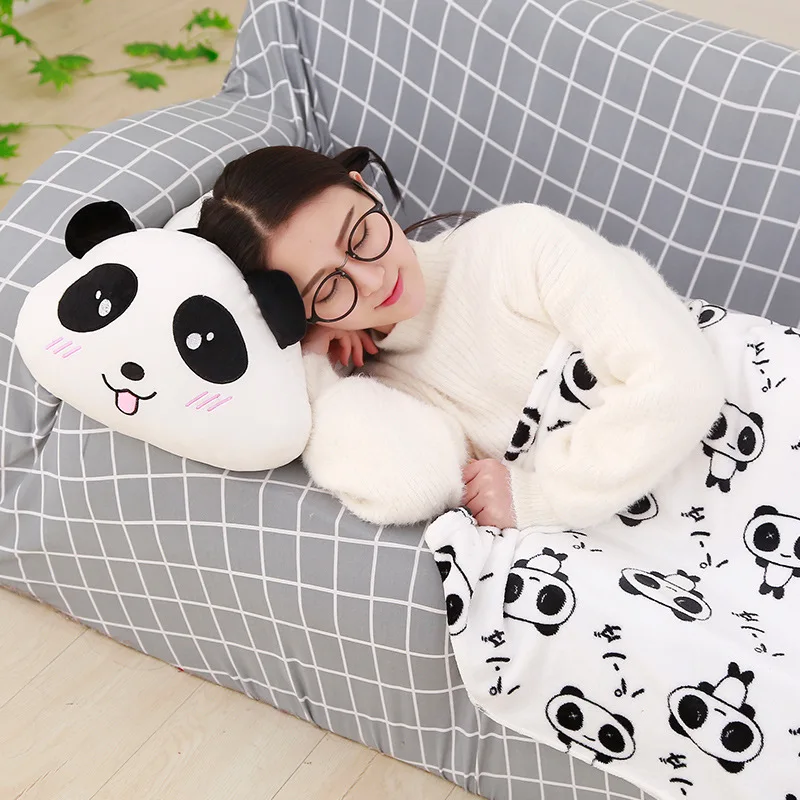 Cartoon Pillow Airable Blanket Office Nap Airable Blanket Cushion Dual Purpose Multi-functional Pillow Blanket
Cartoon Pillow Airable Blanket Office Nap Airable Blanket Cushion Dual Purpose Multi-functional Pillow Blanket