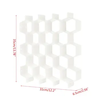 Honeycomb Shape Drawer Organizer 8 Pcs Closet Dividers Plastic Partition For Small Clothing And Cosmetic Clapboard GXMA
Honeycomb Shape Drawer Organizer 8 Pcs Closet Dividers Plastic Partition For Small Clothing And Cosmetic Clapboard GXMA