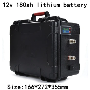 Waterproof Li-ion 12V 180AH Lithium Battery 12v 180Ah for Ship Light Ups Inverter Emergency Power Adapter + 10A Charger
Waterproof Li-ion 12V 180AH Lithium Battery 12v 180Ah for Ship Light Ups Inverter Emergency Power Adapter + 10A Charger