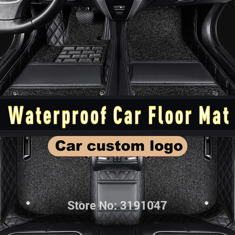 CARFUNNY Right hand drive Waterproof car floor mats for ауди а6 с5 1998 год mercedes w164 outlander sport BMW e46 carpet liners |