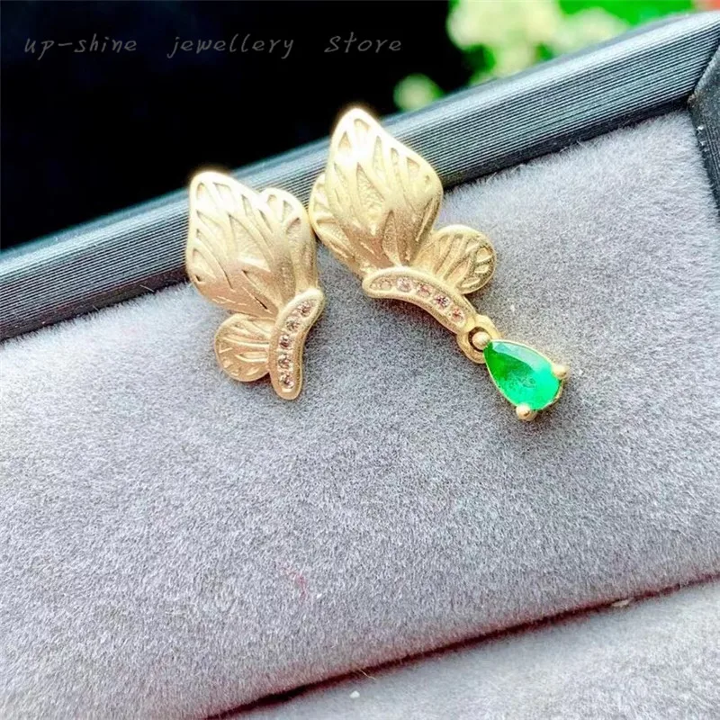 Новые серьги из натурального изумруда, женские Украшения из серебра 925 пробы, стильный и индивидуальный дизайн
Новые серьги из натурального изумруда, женские Украшения из серебра 925 пробы, стильный и индивидуальный дизайн