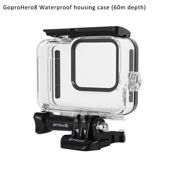 For Gopro Accessories Gopro8 Waterproof Housing Case Dustproof 60m Depth Black Housing Protection Case for Go pro Hero8 Black
For Gopro Accessories Gopro8 Waterproof Housing Case Dustproof 60m Depth Black Housing Protection Case for Go pro Hero8 Black