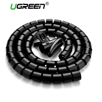 

Ugreen 25mm Cable Holder Organizer Diameter Flexible Spiral Tube Cable Organizer Wire Management Cord Protector Cable Winder 3M