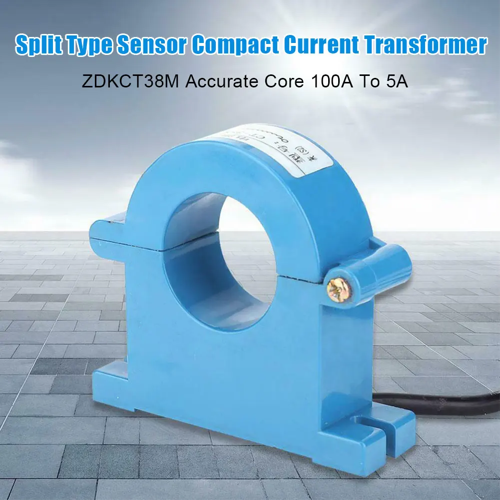100A To 5A Magnetic Current Transformer Plastic Compact ZDKCT38M Split Type Induction Residual Accurate Sensor Cylindrical Core
100A To 5A Magnetic Current Transformer Plastic Compact ZDKCT38M Split Type Induction Residual Accurate Sensor Cylindrical Core