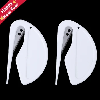 2Pcs/lot Plastic Letter Opener Mini Sharp Letter Mail Envelope Opener Safety Papers Guarded Cutter Blade Office Equipment
2Pcs/lot Plastic Letter Opener Mini Sharp Letter Mail Envelope Opener Safety Papers Guarded Cutter Blade Office Equipment