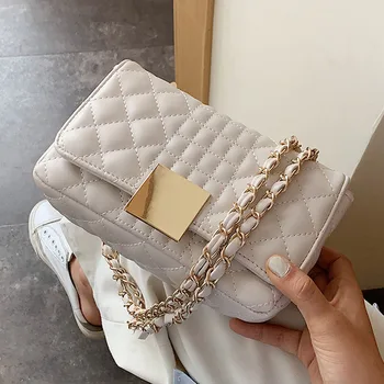 Summer Small Bag Women's Bag 2020 New Fashion Chain Shoulder Bag Small Square Bag Crossbody Bag 
Summer Small Bag Women's Bag 2020 New Fashion Chain Shoulder Bag Small Square Bag Crossbody Bag