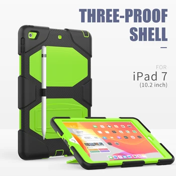 For Ipad 7th Generation 2019 Heary Duty Rugged Shockproof Case Built-in Folding Kickstand Tablet Cover for Ipad 10.2 Inch
For Ipad 7th Generation 2019 Heary Duty Rugged Shockproof Case Built-in Folding Kickstand Tablet Cover for Ipad 10.2 Inch