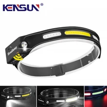 Induction Portable Headlamp COB Led Head Lamp with Built-in Battery USB Rechargeable Torch 5 Lighting Modes Flashlight
Induction Portable Headlamp COB Led Head Lamp with Built-in Battery USB Rechargeable Torch 5 Lighting Modes Flashlight