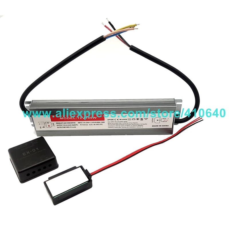 DC 12V LED Touch Switch with 220V to 12V DC LED Converter and Power Amplifier Can Control Max 100 watt LED Strip's On off
DC 12V LED Touch Switch with 220V to 12V DC LED Converter and Power Amplifier Can Control Max 100 watt LED Strip's On off