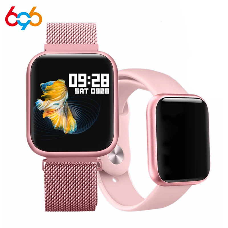696 P80 Smart Watch Men Waterproof Heart Rate Monitor 30ATM Sports Watch Women Sleep Monitor Full Touch Screen Upgrade P68 P70
696 P80 Smart Watch Men Waterproof Heart Rate Monitor 30ATM Sports Watch Women Sleep Monitor Full Touch Screen Upgrade P68 P70