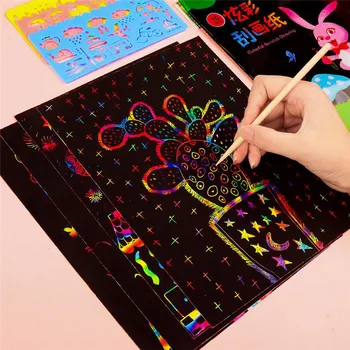 Early Educational Learning Creative Drawing Toys for Children Magic Color Rainbow Scratch Art Paper Card Art Painting Toy
Early Educational Learning Creative Drawing Toys for Children Magic Color Rainbow Scratch Art Paper Card Art Painting Toy