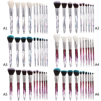 Foundation Blending Powder Eyeshadow Contour Concealer Blush Cosmetic Beauty Make Up Tools 10Pcs Diamond Makeup Brushes Set
Foundation Blending Powder Eyeshadow Contour Concealer Blush Cosmetic Beauty Make Up Tools 10Pcs Diamond Makeup Brushes Set