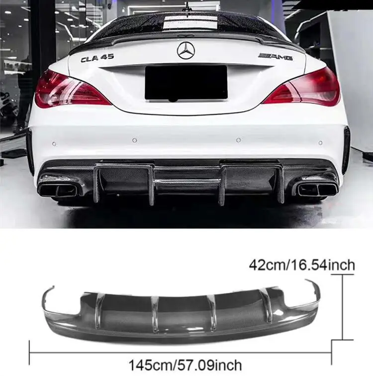 Carbon fiber Rear Bumper Lip Spoiler Diffuser Cover For Benz CLA Class W117 CLA200 CLA250 CLA260 CLA45 2013-2019
Carbon fiber Rear Bumper Lip Spoiler Diffuser Cover For Benz CLA Class W117 CLA200 CLA250 CLA260 CLA45 2013-2019