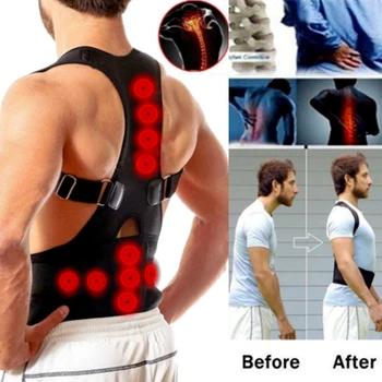 Fajas Para Adjustable Magnetic Posture Shoulder Corrective Corset Back Brace Belt Lumbar Support Straight Corrector Shapewear
Fajas Para Adjustable Magnetic Posture Shoulder Corrective Corset Back Brace Belt Lumbar Support Straight Corrector Shapewear