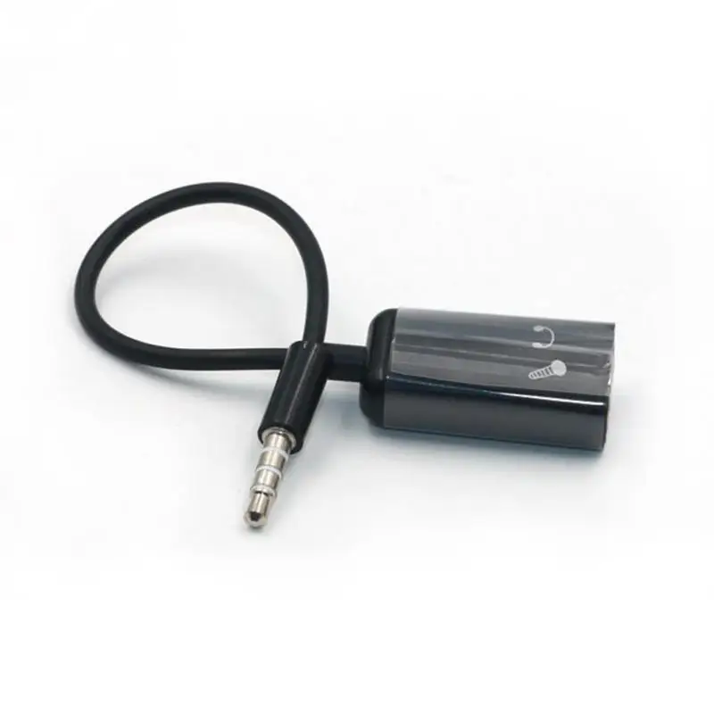 3.5mm Stereo Audio Splitter Universal 3.5mm Stereo Splitter Audio Male To Earphone Headset+Microphone Adapter For Phones