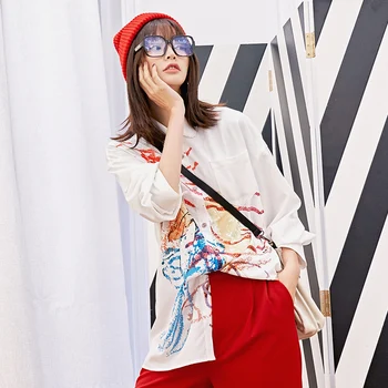 XUXI 2020 Women Shirt New Summer Original Design Color Lead Graffiti Printed Long-sleeved Blouse Long Casual Shirt Shirt FZ1204
XUXI 2020 Women Shirt New Summer Original Design Color Lead Graffiti Printed Long-sleeved Blouse Long Casual Shirt Shirt FZ1204