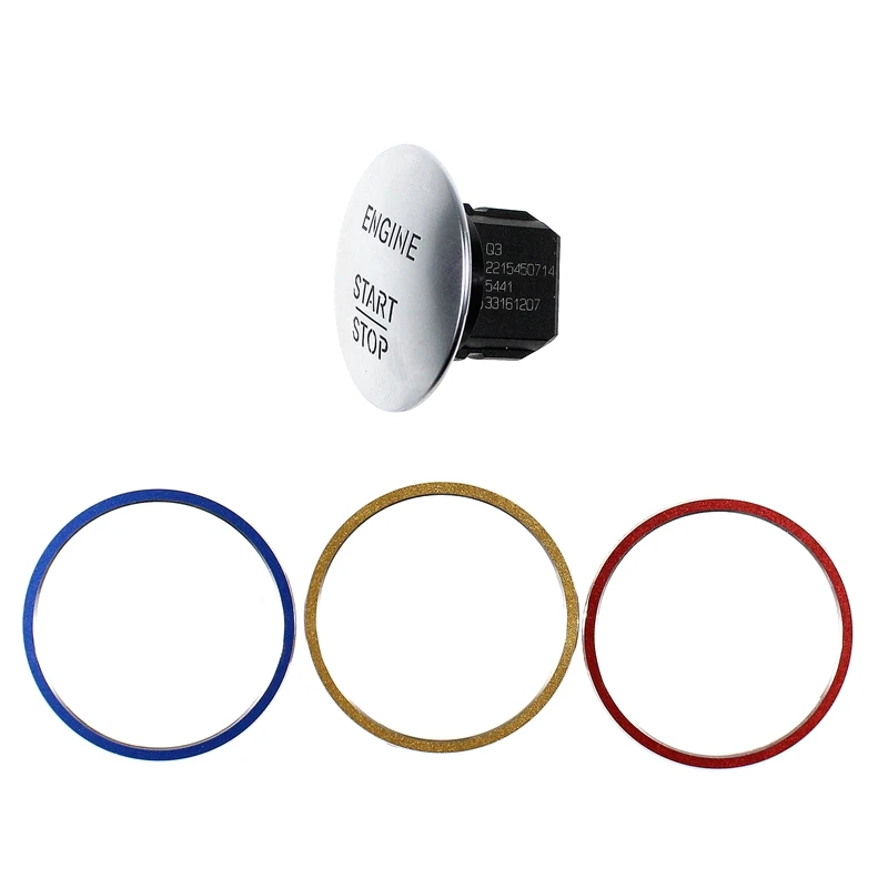 HETW Keyless Start Push Button Engine Ignition Switch and Cover fit for Mercedes Benz CL550 ML350 GLK350 E350 S550 2215450714
HETW Keyless Start Push Button Engine Ignition Switch and Cover fit for Mercedes Benz CL550 ML350 GLK350 E350 S550 2215450714
