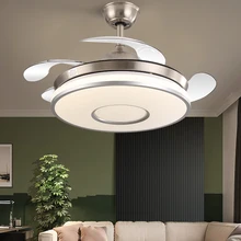 Modern LED Frequency Conversion Invisible Ceiling Fan Lamp Dining Room Luxury Quiet Remote Control Ceiling Light Chandelier
Modern LED Frequency Conversion Invisible Ceiling Fan Lamp Dining Room Luxury Quiet Remote Control Ceiling Light Chandelier