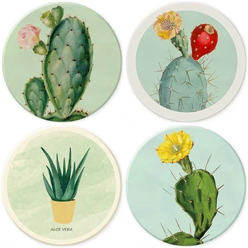 4 Pcs Absorbent Coasters for Drinks with Cork Base Diatomite Non-Slip Heat Insulation Coaster - Plants Pattern
4 Pcs Absorbent Coasters for Drinks with Cork Base Diatomite Non-Slip Heat Insulation Coaster - Plants Pattern