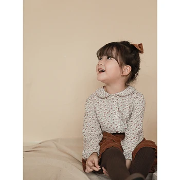 girls floral shirt baby lapel long sleeve Korea top childrenspring and autumn new fashion shirt 
girls floral shirt baby lapel long sleeve Korea top childrenspring and autumn new fashion shirt