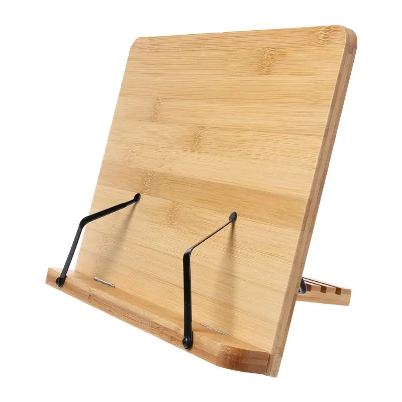 Bamboo Adjustable Reading Book Holder Tray Page Paper Clips Foldable Tablet Cookbook Portable Sturdy Bookstand U4LD
Bamboo Adjustable Reading Book Holder Tray Page Paper Clips Foldable Tablet Cookbook Portable Sturdy Bookstand U4LD