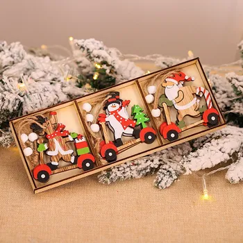 9pcs/box Christmas Ornament Wooden Hanging Gifts Pendants Xmas Tree Decorations for Navidad Home Wedding Christmas Decor 
9pcs/box Christmas Ornament Wooden Hanging Gifts Pendants Xmas Tree Decorations for Navidad Home Wedding Christmas Decor