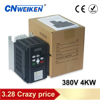AC 380V 4kw Three phase inverter VFD inverter Frequency Convert Variable Frequency Drive Spindle Speed Control
AC 380V 4kw Three phase inverter VFD inverter Frequency Convert Variable Frequency Drive Spindle Speed Control