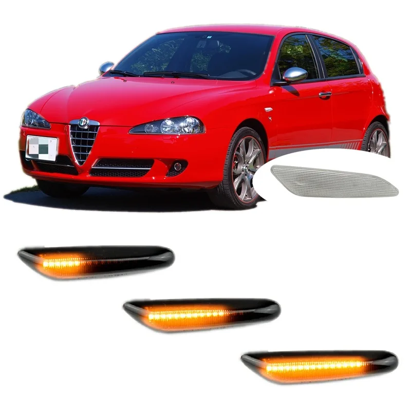 Подходит для Alfa Romeo 147 937 2005 2006 2007 2008 2009 2010, Динамический светодиодный индикатор, боковой маркер, ретранслятор сигнальных светильник
Подходит для Alfa Romeo 147 937 2005 2006 2007 2008 2009 2010, Динамический светодиодный индикатор, боковой маркер, ретранслятор сигнальных светильник