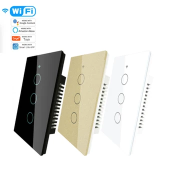 1/2/3 Gang Smart Glass Panel Switch Smart Life/Tuya App Multi-Control Association Voice Control Work With Alexa Google Home
1/2/3 Gang Smart Glass Panel Switch Smart Life/Tuya App Multi-Control Association Voice Control Work With Alexa Google Home