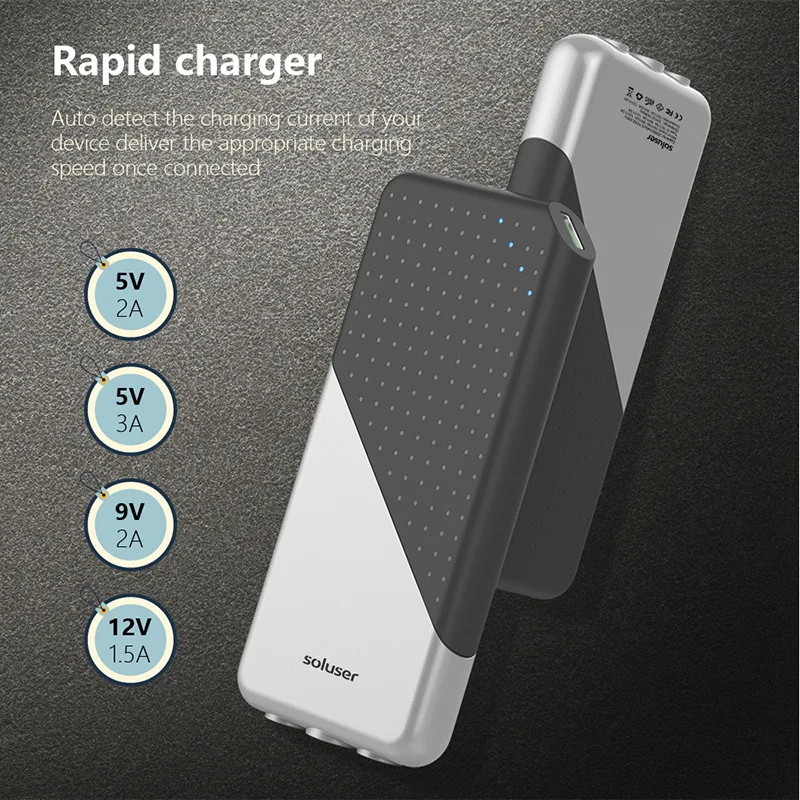 QC 3.0 Power Bank Waterproof Type-c USB 2 In 3 Out External Battery Powerbank for Xiaomi Iphone Huawei Charger PoverBank QI 3.0
QC 3.0 Power Bank Waterproof Type-c USB 2 In 3 Out External Battery Powerbank for Xiaomi Iphone Huawei Charger PoverBank QI 3.0