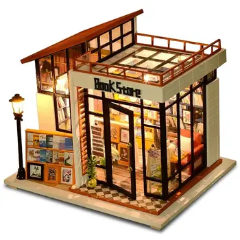 

DIY dollhouse 3D Miniature Doll House Miniaturas Wooden Doll Houses Furniture Kit Toys for Children Grownups Birthday Gifts