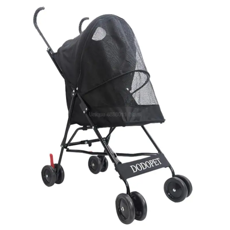 Foldable Pet Stroller Portable Dog Cat Trolley with Large Mesh Window Breathable Pet Carrier Aluminum Frame 10kg Bearing
Foldable Pet Stroller Portable Dog Cat Trolley with Large Mesh Window Breathable Pet Carrier Aluminum Frame 10kg Bearing