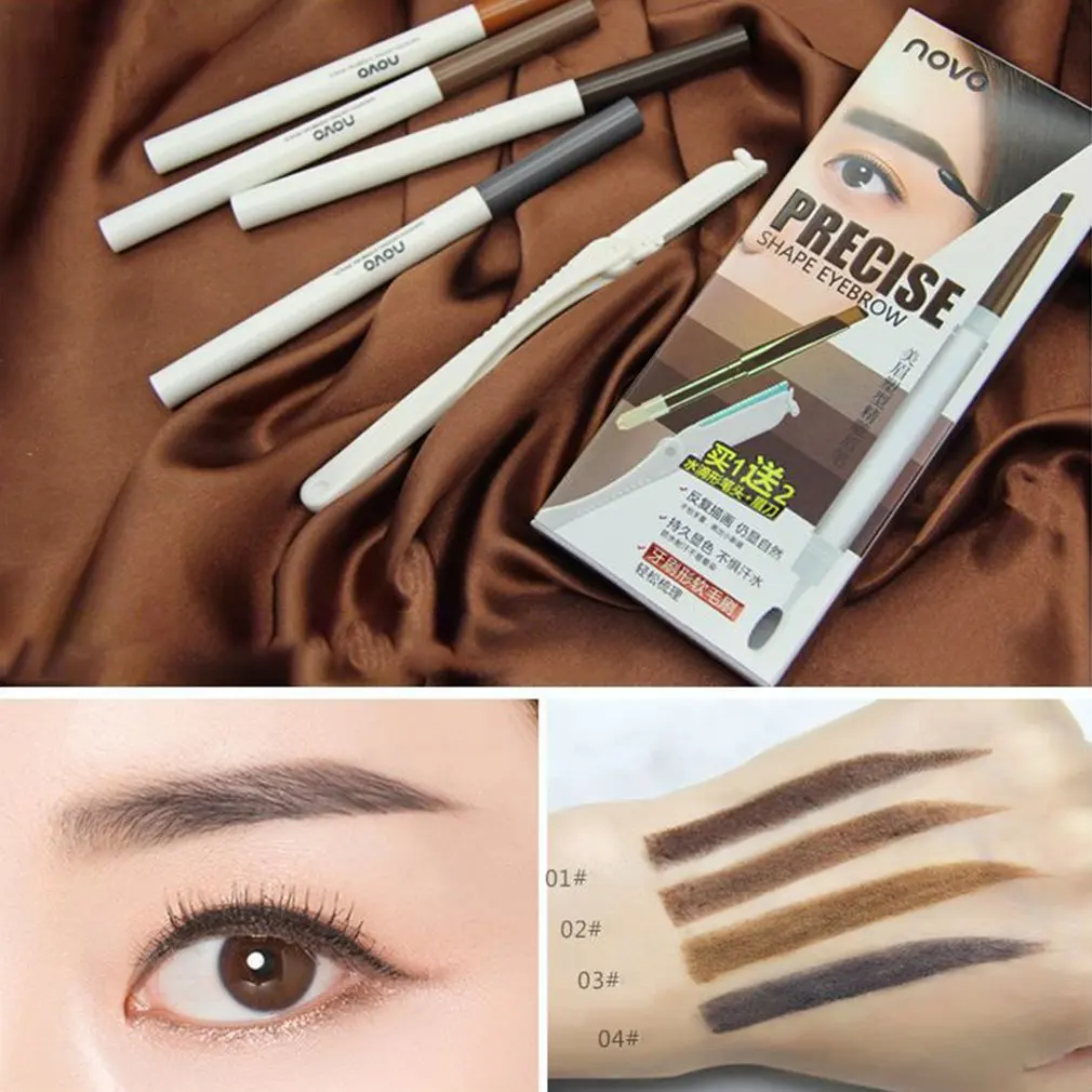 For Novo Plastic Double Eyebrow Pencil Eyebrow Beginner Automatic Eyebrow Pencil Set Waterproo Sweatproof Not Blooming Makeup
For Novo Plastic Double Eyebrow Pencil Eyebrow Beginner Automatic Eyebrow Pencil Set Waterproo Sweatproof Not Blooming Makeup