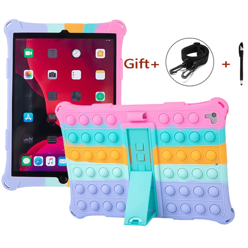 Pop Fidget Toys Push It Bubble Stress-Relieve Non-toxic Soft Silicone Case for IPad(5th 6th Gen)9.7inch(A1893/A1954/A1822/A1823)
Pop Fidget Toys Push It Bubble Stress-Relieve Non-toxic Soft Silicone Case for IPad(5th 6th Gen)9.7inch(A1893/A1954/A1822/A1823)
