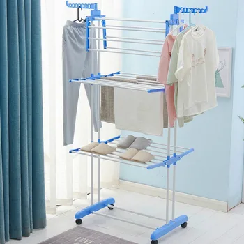 Multifunctional floor-standing folding mobile three-layer drying rack towel rack baby baby diaper stand LB10225
Multifunctional floor-standing folding mobile three-layer drying rack towel rack baby baby diaper stand LB10225